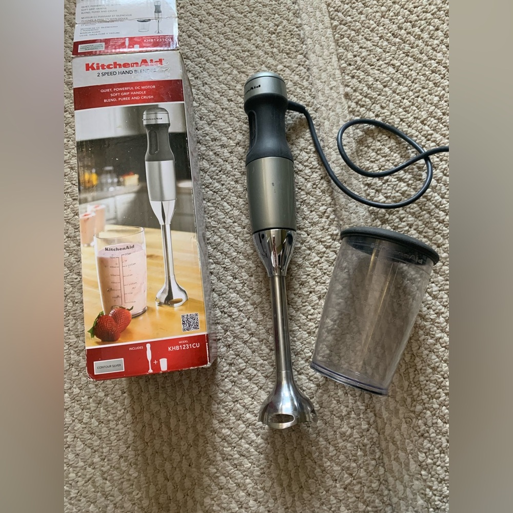 Kitchenaid KHB1231CU 2 Speed Hand Blender with BPA Jar
